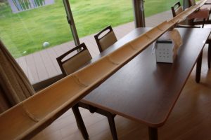 流しそうめんの道具です